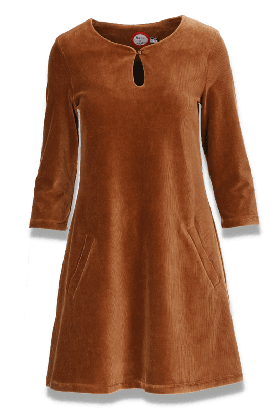 Margrete nugat sammet klänning