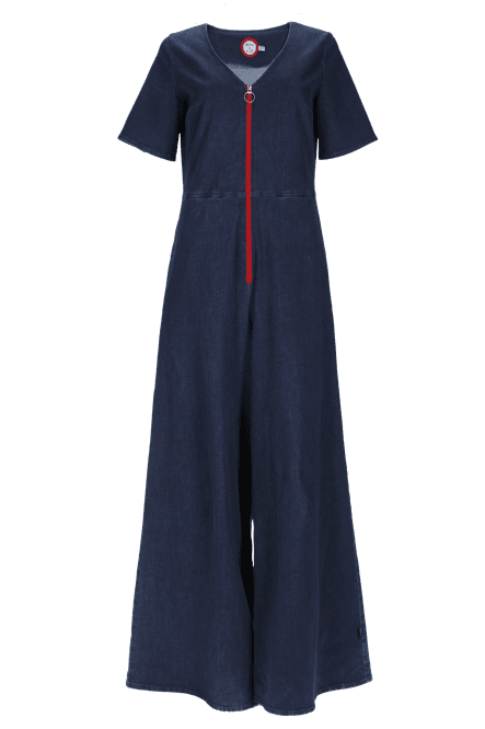 Huvudbild Solveig jumpsuit i mørk blå denim