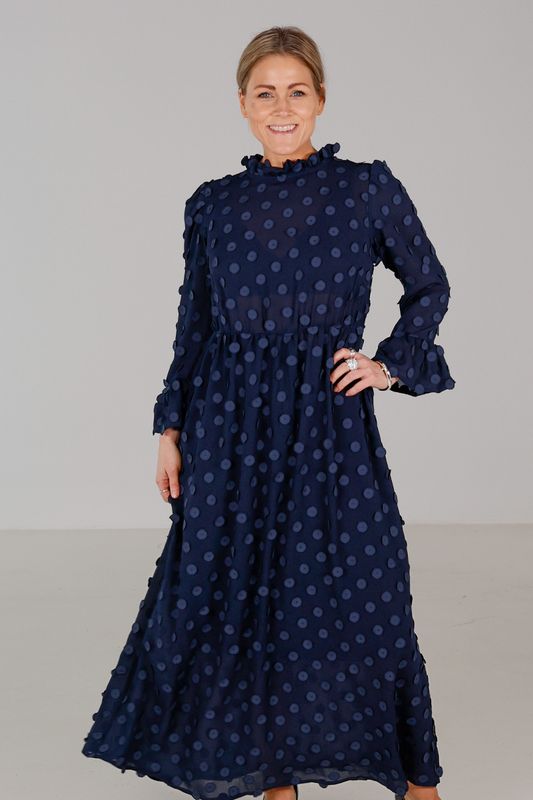 Sina elegant blå festklänning 