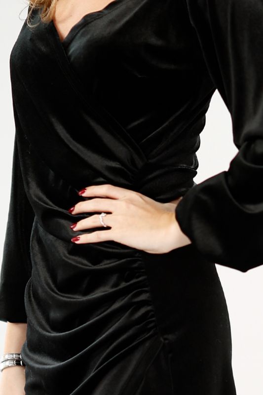 Marianne svart fin klänning 