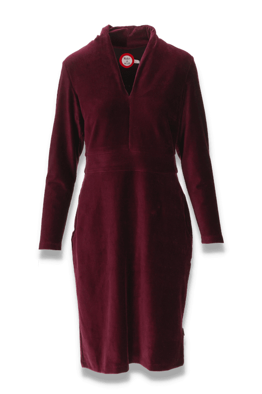 Elsi burgundy basklänning
