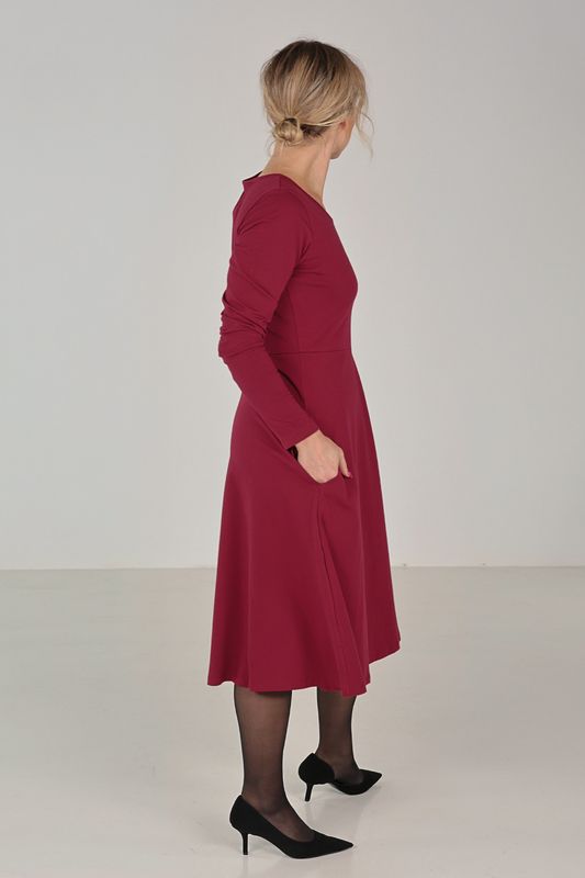 Siren burgundy basklänning