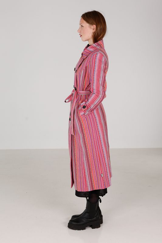 Lova multicolor trenchcoat