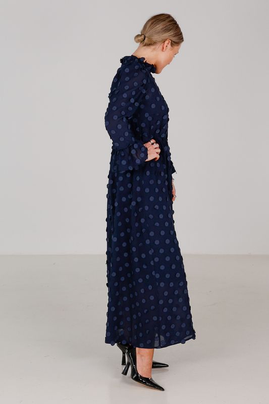 Sina elegant blå festklänning 