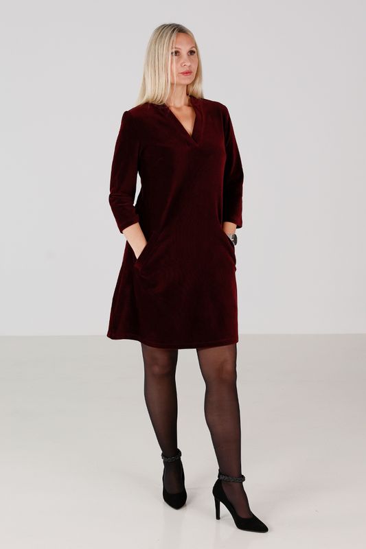 Nomi burgundy tunika