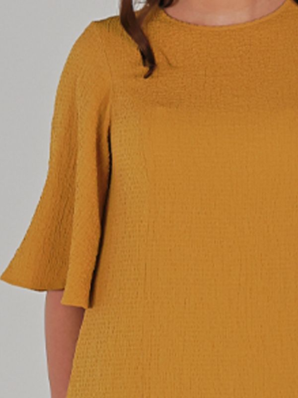 Perdy ockra gul klänning