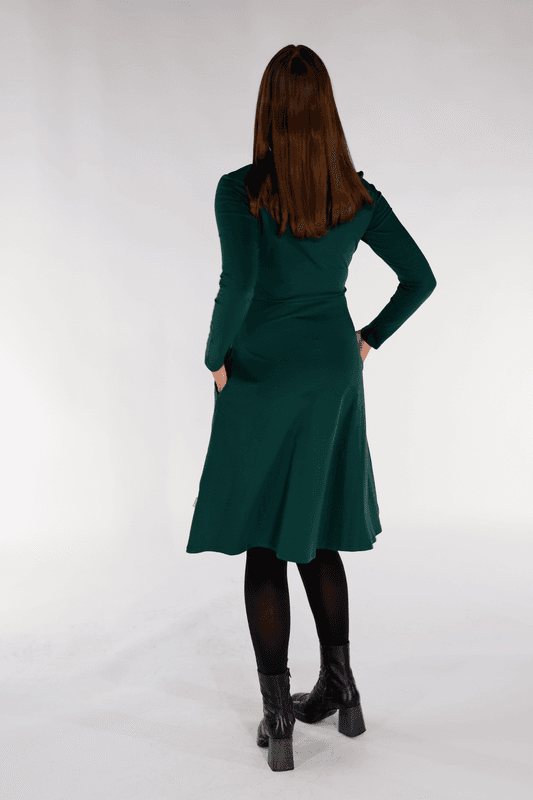 Siren grön basklänning