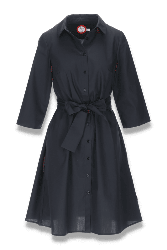 Frøydis svart skjortklänning