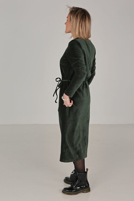 Chloe kombogrön klänning