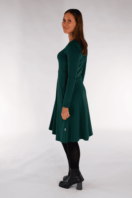 Siren grön basklänning