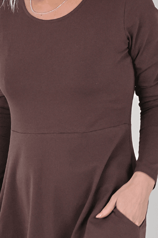 Siren brun basklänning