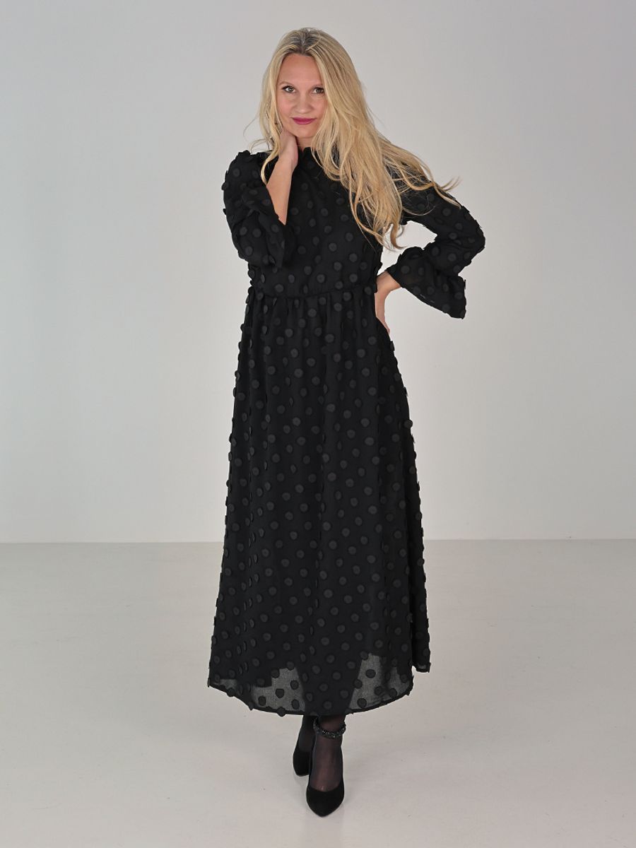 Sina elegant svart festklänning 