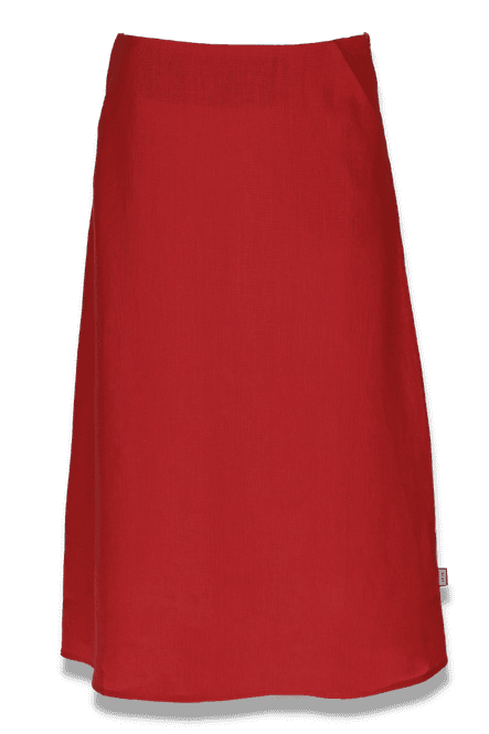 Huvudbild Agata kjol i röd linne