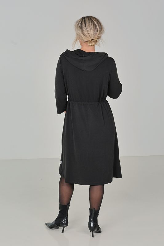 Elsa svart bambu klänning 